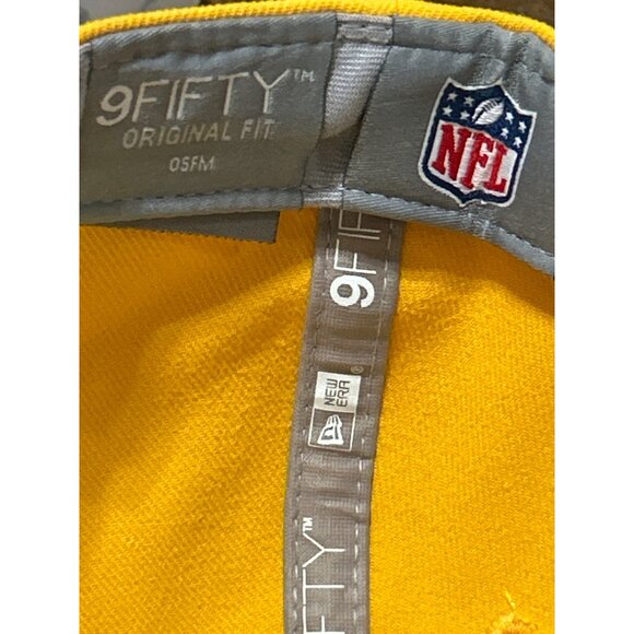 Los Angeles Rams 9Fifty Snapback Cap Yellow W/ Graphic Brim & NFL Logo Adjustabl - Picture 8 of 8